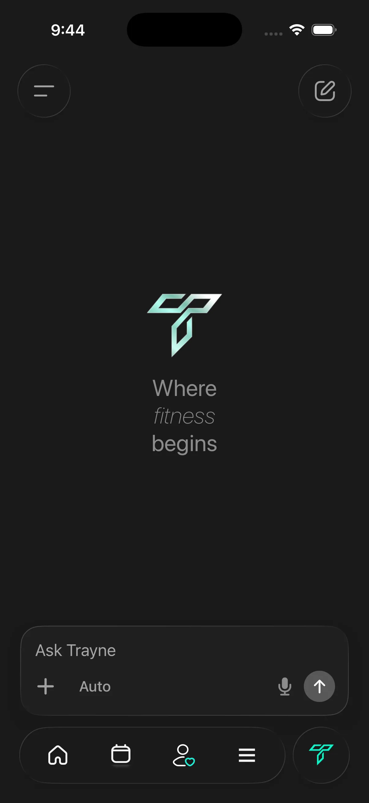 Ask Trayne — chat with your AI coach