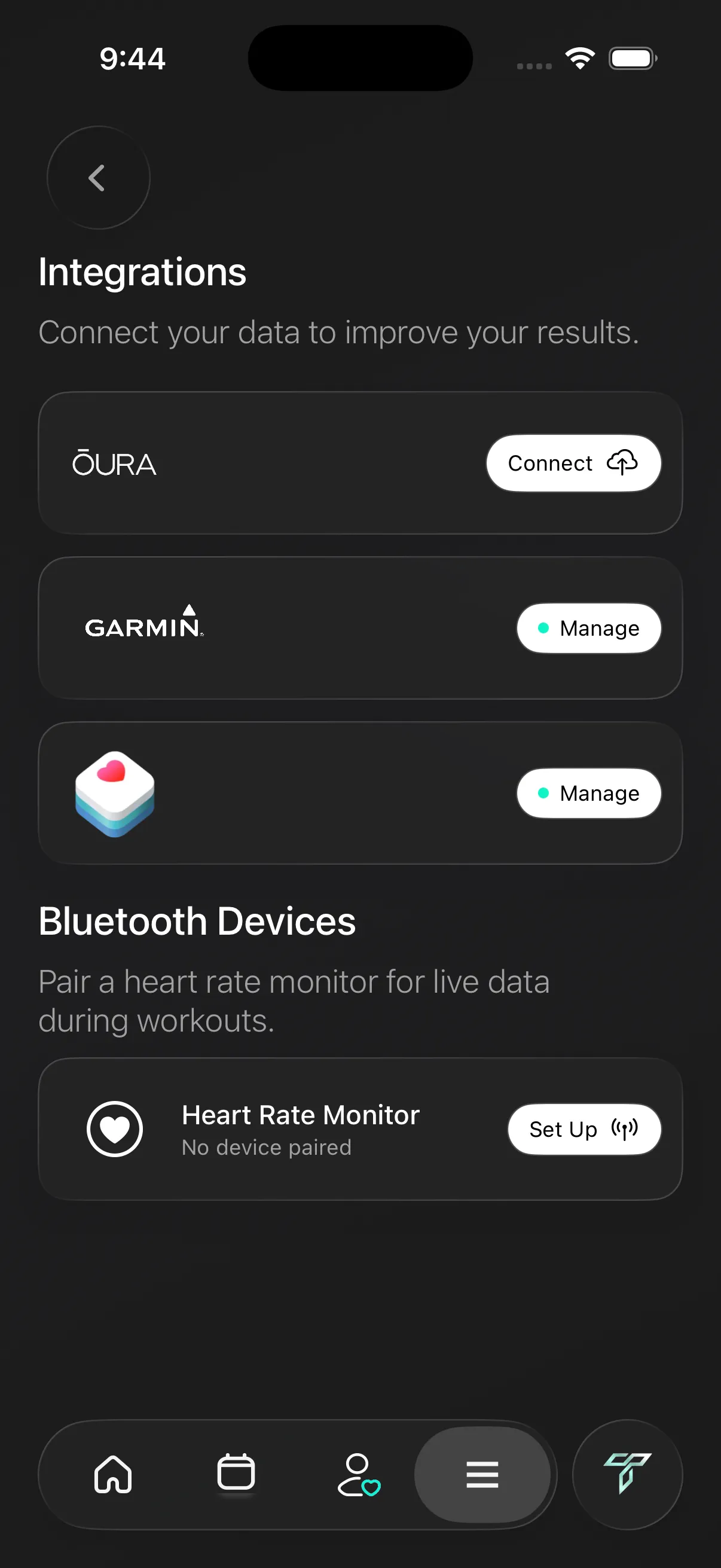 Wearable sync